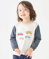 petit main 【プティプラ】BOYS長袖Tシャツ ナルミヤオンライン トップス カットソー・Tシャツ グレー ブ…