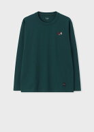 Paul Smith "Flag" エンブロイダリー ロングスリーブTシャツ ポール・スミス インナー・ルームウェア そ…