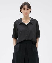 MARGARET HOWELL ノースリーブ ブラウス ネイビー MARGARET HOWELL