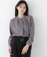 NATURAL BEAUTY BASIC フロントタックブラウス 26AW ナチュラルビューティベーシック トップス シャツ・…