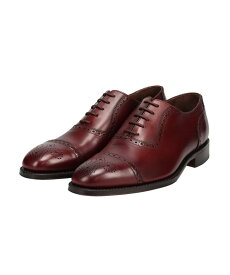 Loake 【Loake-ローク】英国製グッドイヤーウェルト製法ドレスシューズ セミブローグ マドラス シューズ・靴 レースアップ・ドレスシューズ レッド ブラック【送料無料】