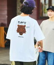 【SALE／31%OFF】KAVU KAVU×FREAK'S STORE カブ- 別注 アニマル バックプリント クルーネック Tシャツ 【限定展開】 25SS フリークスストア トップス カットソー・Tシャツ ブラック グレー