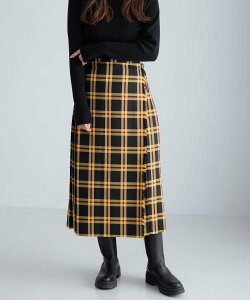 �ySALE�^40%OFF�zSonny Label �w�ʒ��xGLEN FYNE×Sonny Label �`�F�b�N�L���g�X�J�[�g �T�j�[���[�x�� �X�J�[�g ���̑��̃X�J�[�g �C�G���[ �O���[�y���������z