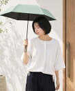 UVカット率・遮光率100%生地使用 レース柄軽量晴雨兼用折りたたみ傘 日傘