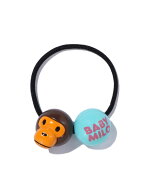 A BATHING APE BABY MILO HAIR TIE ア ベイシング エイプ ヘアアクセサリー ヘアゴム イエロー グリーン …