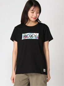 【SALE／50%OFF】ROXY (W)SHADE OF BOTANICAL ROXY ボタニカルロゴ Tシャツ ロキシー トップス カットソー・Tシャツ ブラック グリーン ホワイト