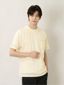 【SALE／50%OFF】TAKA-Q 【WEB限定】ファーストダウン/FIRST DOWN 超軽量 鹿の子 半袖Tシャツ タカキュー トップス カットソー・Tシャツ ホワイト ブラック ベージュ ブルー