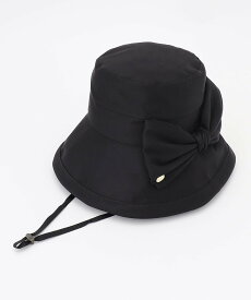 TOCCA 【UV90%カット・吸水速乾・抗菌防臭・接触冷感・洗える・サイズ調整可】BIG RIBBON WIDE BRIM HAT ハット トッカ 帽子 ハット ベージュ ブラック【送料無料】