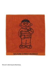 SESAME STREET MARKET スケッチハンドタオル セサミストリートマーケット ファッション雑貨 ハンカチ・ハンドタオル ホワイト イエロー レッド オレンジ ピンク ブルー