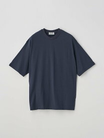 JOHN SMEDLEY コットン オーバーサイズクルーネックTシャツ｜UTS951 ジョンスメドレー トップス カットソー・Tシャツ ネイビー【送料無料】