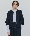 【SALE／30%OFF】any FAM 【洗濯機可/接触冷感/UVケア】清涼リラックスブルゾン エニィファム ジャケット・アウター ブルゾン・ジャンパー グレー ブラック ブラウン【送料無料】