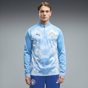 PUMA �����Y 2026-27 �}���`�F�X�^�[�V�e�B FC �v���}�b�` 1/4 �W�b�v�g�b�v MCFC Warm Up 1/4 Zip Top �v�[�} �g�b�v�X �J�b�g�\�[�ET�V���c �u���[�y���������z