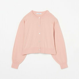 【SALE／30%OFF】HELIOPOLE HIGH GAUGE CROPPED CARDIGAN エリオポール トップス ニット グレー ピンク ブルー【送料無料】