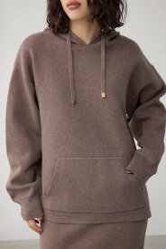 AZUL BY MOUSSY スウエッターニットパーカー アズールバイマウジー トップス スウェット・トレーナー グレー ブラウン ブラック【送料無料】