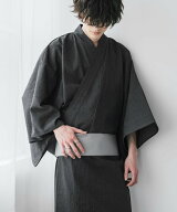 【SALE／20%OFF】Rocky Monroe しじら織りワンタッチ帯付きメンズ浴衣 ロッキーモンロー 着物・浴衣・和…