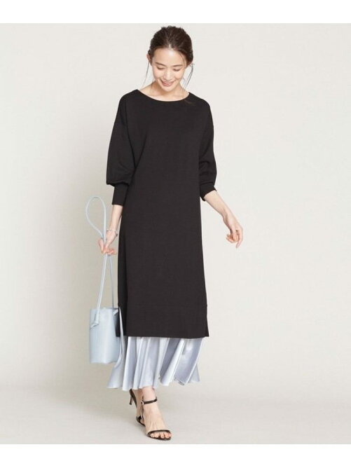 Nano Universe 異素材コンビポンチワンピース 長袖 Rakuten Fashion 楽天ファッション 旧楽天ブランドアベニュー Cg80