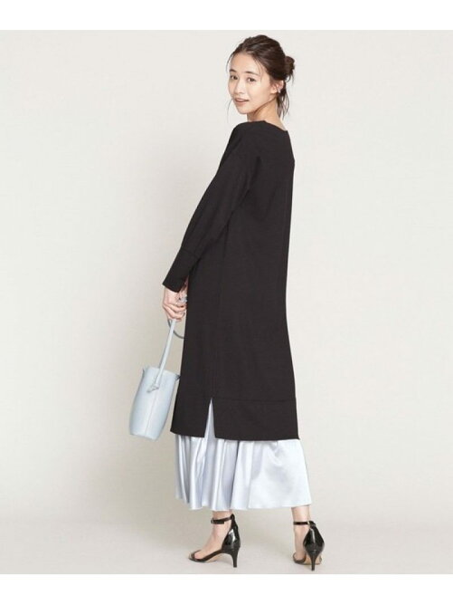 Nano Universe 異素材コンビポンチワンピース 長袖 Rakuten Fashion 楽天ファッション 旧楽天ブランドアベニュー Cg80