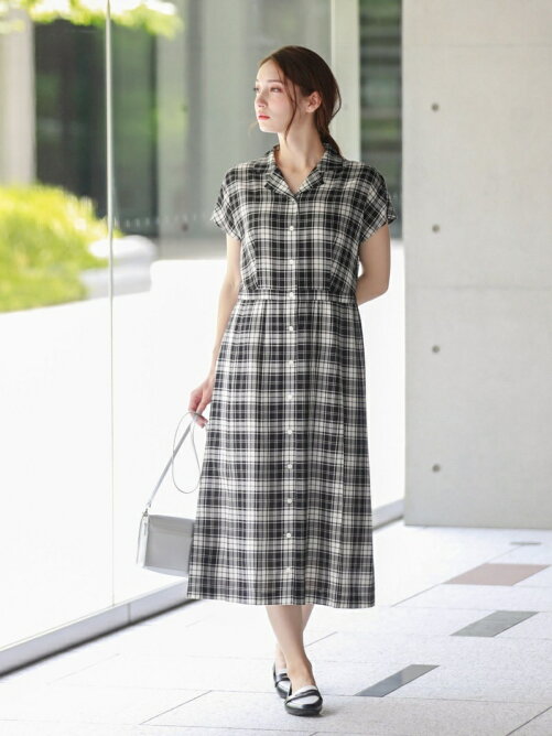Mackintosh Philosophy オープンカラーチェックワンピース Rakuten Fashion 楽天ファッション 旧楽天ブランドアベニュー Da00
