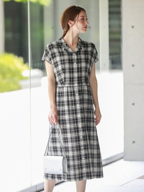Mackintosh Philosophy オープンカラーチェックワンピース Rakuten Fashion 楽天ファッション 旧楽天ブランドアベニュー Da00