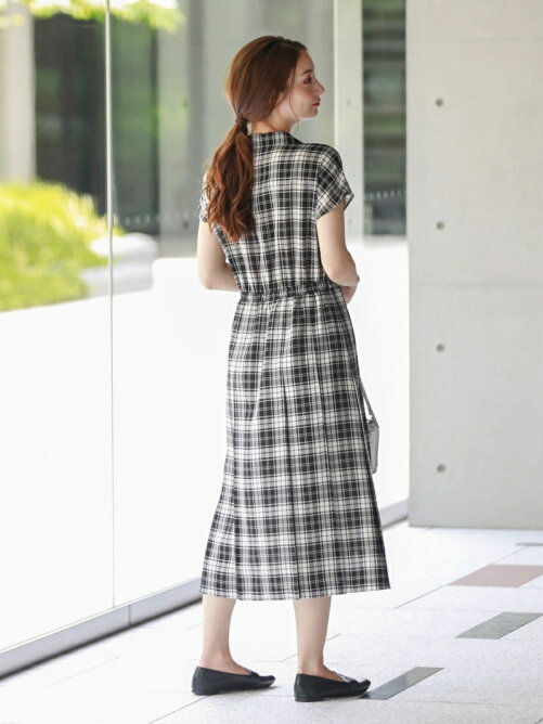 Mackintosh Philosophy オープンカラーチェックワンピース Rakuten Fashion 楽天ファッション 旧楽天ブランドアベニュー Da00
