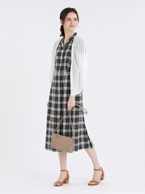 Mackintosh Philosophy オープンカラーチェックワンピース Rakuten Fashion 楽天ファッション 旧楽天ブランドアベニュー Da00
