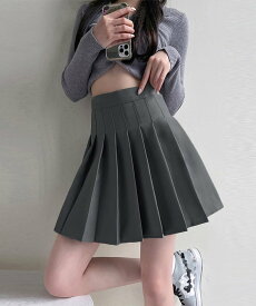 【SALE／30%OFF】miniministore ボックスプリーツスカート ミニスカート黒 ミニミニストア スカート ミニスカート グリーン ホワイト グレー ブラック ブラウン
