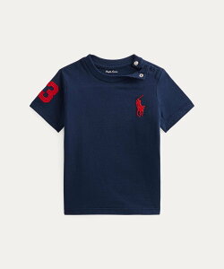 POLO RALPH LAUREN (�x�r�[)Big Pony �R�b�g�� �W���[�W�[ T�V���c �����t���[���� �g�b�v�X �J�b�g�\�[�ET�V���c �l�C�r�[�y���������z