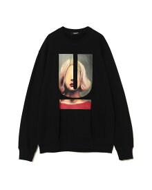 UNDERCOVER UC1E9803-1 アンダーカバー トップス スウェット・トレーナー ブラック ホワイト【送料無料】