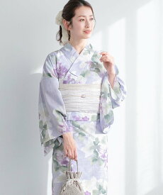 SOUBIEN 浴衣2点セット レディース (浴衣+帯) ソウビエン 着物・浴衣・和装小物 浴衣 ベージュ ピンク【送料無料】