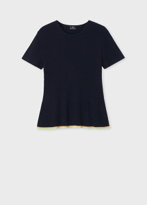 �ySALE�^30%OFF�zPS Paul Smith �E�B�����Y �|�����e�� �v���I�[�o�[ �j�b�g �|�[���E�X�~�X �g�b�v�X �j�b�g �x�[�W�� �l�C�r�[�y���������z