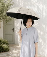 【SALE／28%OFF】Afternoon Tea LIVING 【UVカット率・遮光率100%生地使用】水彩フラワー晴雨兼用折りた…