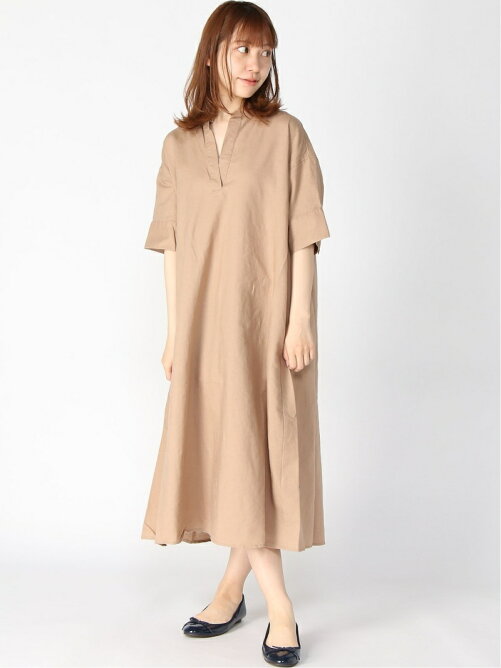 Gap W リネンブレンド Vネック ショートスリーブワンピース Rakuten Fashion 楽天ファッション 旧楽天ブランドアベニュー Da70