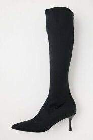 MOUSSY STRETCH SOCKS ロングブーツ マウジー シューズ・靴 ブーツ ブラック カーキ【送料無料】