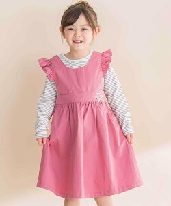 �ySALE�^50%OFF�zNoeil aime BeBe �c�C�����t�����W�����p�[�X�J�[�g+�{�[�_�[����T�V���c�Z�b�g(90~130cm) �x�x �I�����C�� �X�g�A �����s�[�X�E�h���X �W�����p�[�X�J�[�g �x�[�W�� �s���N