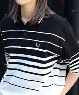 【SALE／40%OFF】BEAMS 【別注】FRED PERRY / リラックス ストライプ ピケ ポロシャツ ビームス アウトレ…