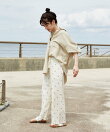 リネンブレンド シャツ<セットアップ対応>