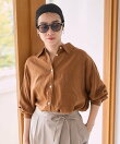 リネンブレンド シャツ<セットアップ対応>