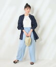 リネンブレンド シャツ<セットアップ対応>