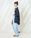 リネンブレンド シャツ<セットアップ対応>