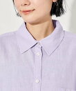 リネンブレンド シャツ<セットアップ対応>