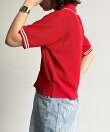 【U.S. POLO ASSN.】襟付きジップ半袖カーディガン