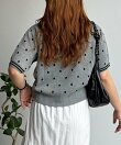 【U.S. POLO ASSN.】襟付きジップ半袖カーディガン