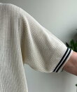 【U.S. POLO ASSN.】襟付きジップ半袖カーディガン