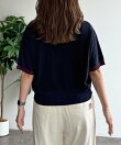 【U.S. POLO ASSN.】襟付きジップ半袖カーディガン