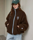 <ユニセックス>別注 配色 パイピング ボア ブルゾン 限定展開