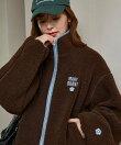 <ユニセックス>別注 配色 パイピング ボア ブルゾン 限定展開