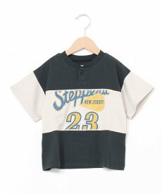 OCEAN&GROUND OCEAN&GROUND/(K)ゲームシャツリメイクTシャツ オーシャンアンドグラウンド トップス カットソー・Tシャツ ベージュ グリーン ブルー