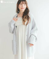 fran de lingerie ふわふわ&さらさらの極上手触りユニセックスが嬉しい楽ちんニット 「パウダーもこ ガウ…
