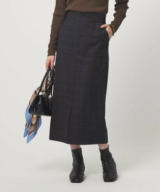 【SALE／40%OFF】UNITED ARROWS green label relaxing [size SHORT/TALLあり]キチントボトムス サキソニー Iライン スリム スカート ユナイテッドアローズ グリーンレーベルリラクシング スカート ミディアムスカート ホワイト ブラック ベージュ【送料無料】