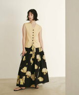 【SALE／50%OFF】EMMEL REFINES ＜EMMEL REFINES＞EM ビッグフラワー ギャザー フレアスカート ユナイテ…